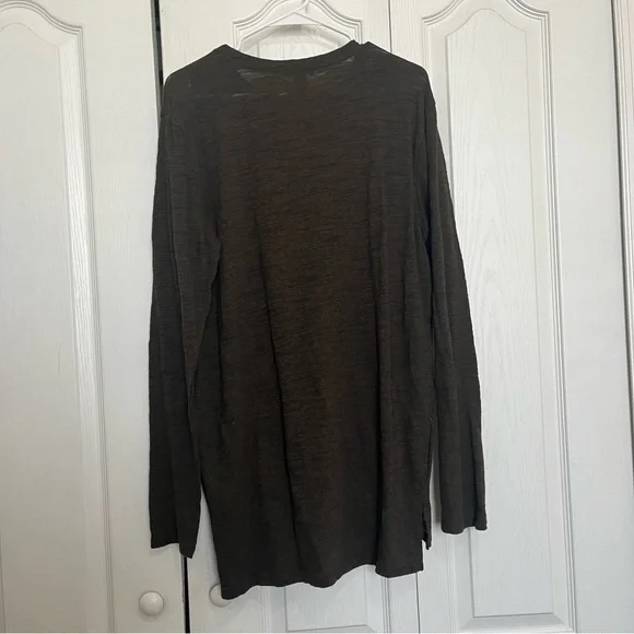 Forever21 Dark Olive Long Sleeve Top (Box C) - Picture 5 of 5
